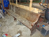 Wooden Church Pew – 10ft Long