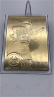 Sparky Lyle 22kt Gold Baseball Card Danbury Mint