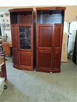 2 large light-up stereo cabinets