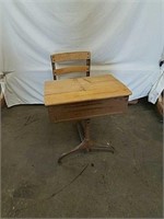 Vintage school desk