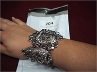 Modern Unique Silver Rhinestone Bracelet