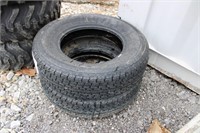 2 Unused 205/75R15 Tires