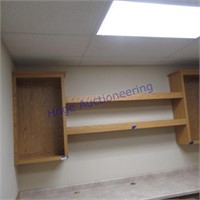 Wall wood shelf