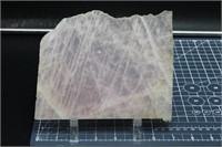 Rose Quartz Slab, 15oz