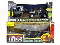 (2) Military Playsets : Special Forced Combat
