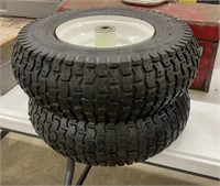 QTY 2) 13X5.00-6 WHEELS AND TIRES