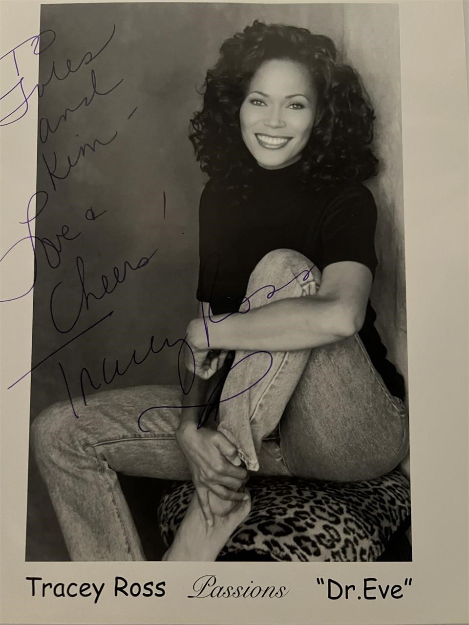 Tracey Ross signed photo