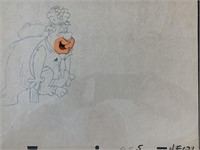 Flintstones original artwork and cel