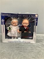 Campbell's Kids Bride and Groom Porcelain Dolls