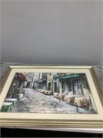French Street Print  Approx. 27 1/2 x 37 1/2