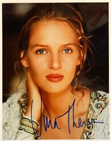 Uma Thurman signed movie photo