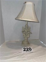 Table Lamp with Shade & Figurine(Bd1)