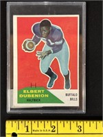 1960 Elbert Dubenion Fleer Football Card