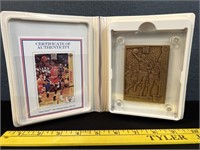 Michael Jordan Cert. Authenticity Bronze Card