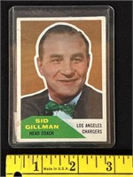 1960 Fleer Sid Gillman Card