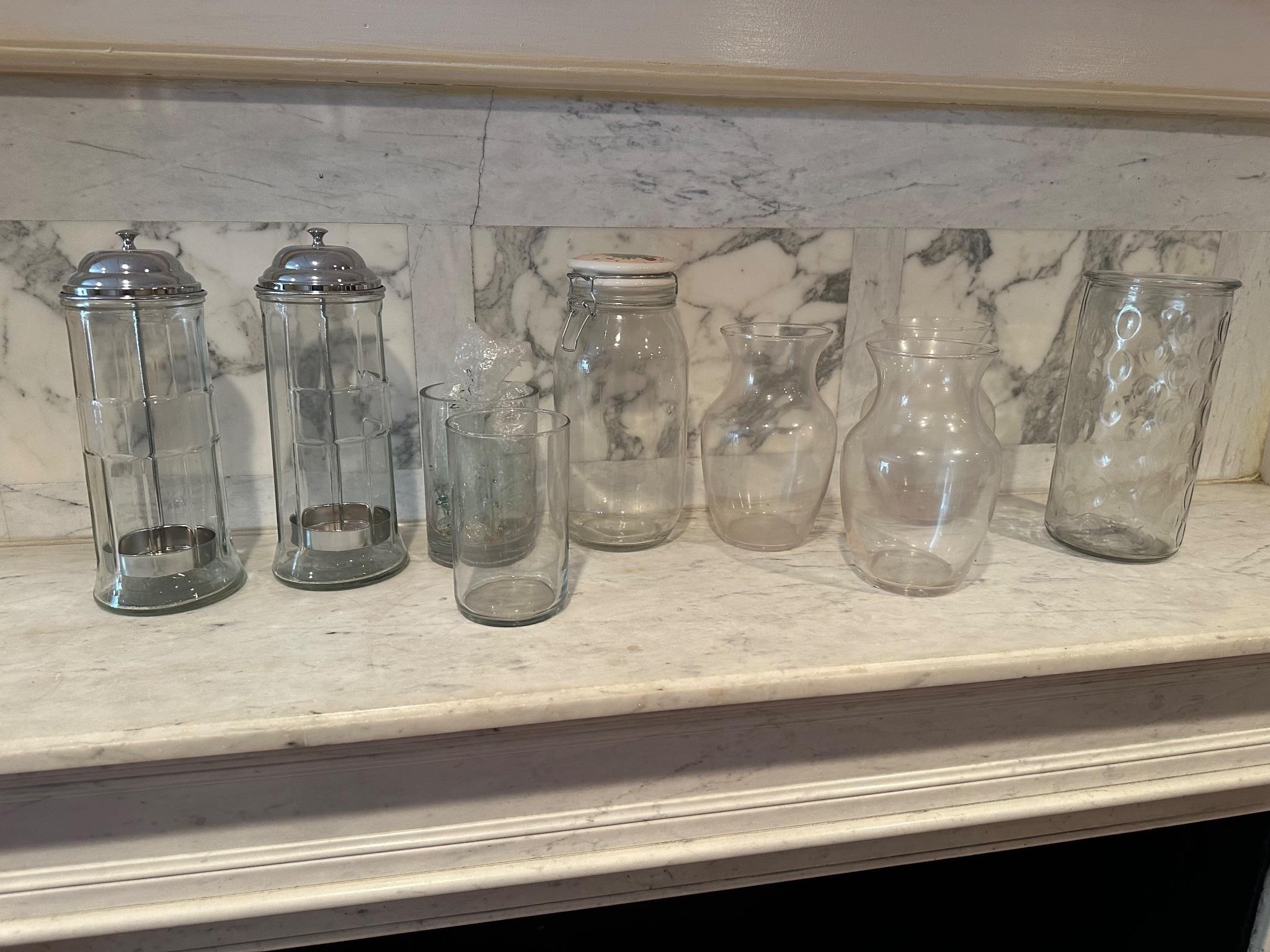 Ass't Glass Apothecary Jars