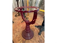 Antique Industrial Hot Water Heater Stand