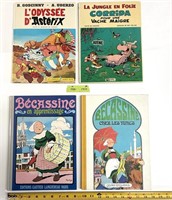 4 BDs dont 2 Becassine Éditions 1982, 1986