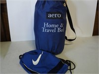 twin air bag in bag with Nike bag