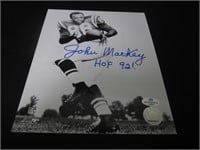 John Mackey signed 8x10 photo COA