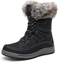 Vepose Women's 966 Snow Boots - Size 7.5, Black