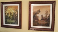 Pair of Tropical Paintings