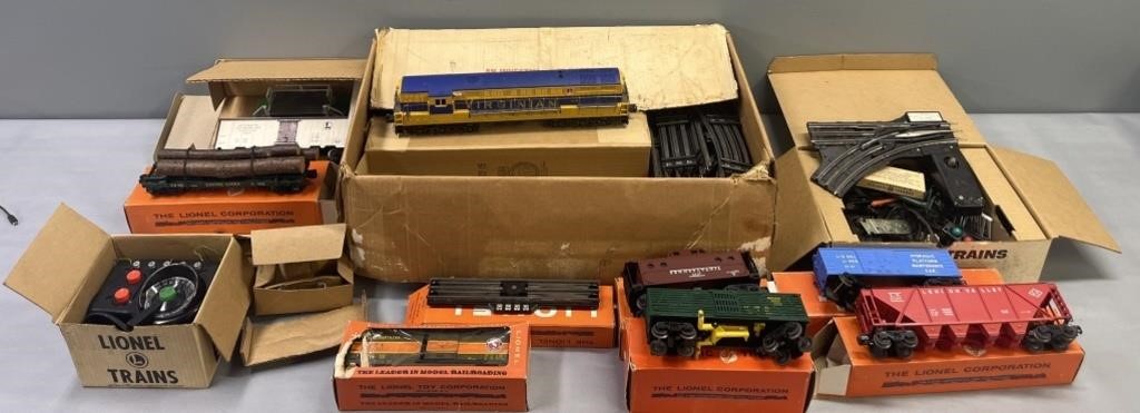 Lionel Train 12850 Set Virginian Loco; Set Box etc