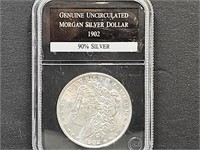 1902 0 UNC Morgan Silver Dollar Coin