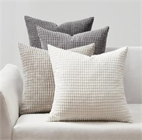 Topfinel Grey Couch Pillow Covers for Living Room