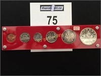 1959 Canada Six Coin Set