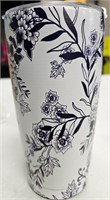 Purple Floral Tumbler 20oz