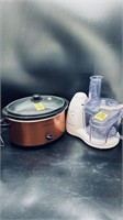 Crock Pot and Food Processor