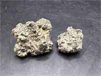 2 Pyrite Specimens