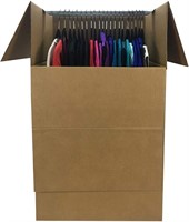 UBOXES Wardrobe Boxes - Qty: 3 Boxes w Bars