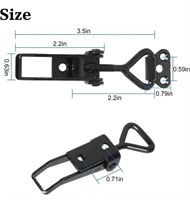 ADJUSTABLE TOGGLE CLAMP PACK OF EIGHT BLACK UP TO