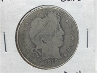 1912 Barber Half Dollar