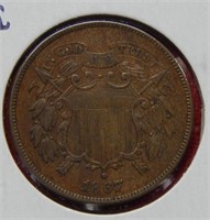 1867 Two Cent Piece