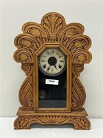 Gilbert Oak Gingerbread Kitchen Shelf Clock