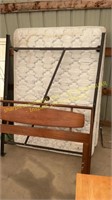 Full size bed with frame