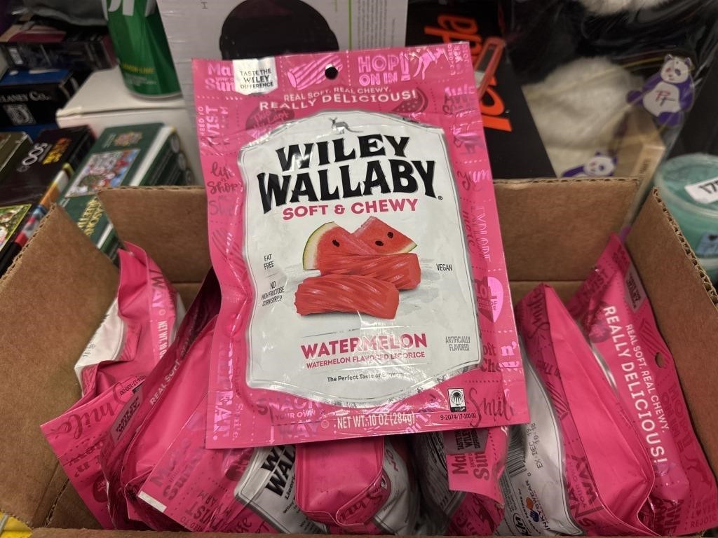Lot of 10 Wiley Wallaby Watermelon Licorice