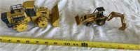 Cat and Hanomag 1/50 Scale Toys Backhoe and CL