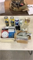 Miscellaneous lot of smoke alarm and degreaser
