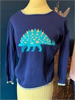 Sz L ModCloth Dinosaur Sweater