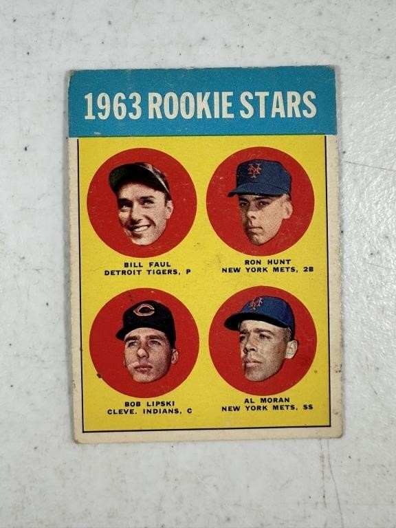 1964 TOPPS BASEBALL CARD - 63' ROOKIES -