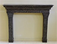 Embossed Metal Fire Surround.