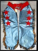 GERALD ROBERTS CHAP-PAREL RODEO CHAPS W/ STARS