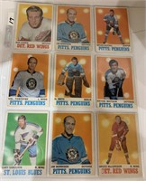 9-70/71 Hockey cards