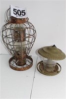 Metal Birdfeeder & Seed Feeder (U242A)