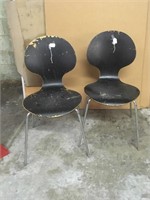 Pair of vintage Bentwood and chairs