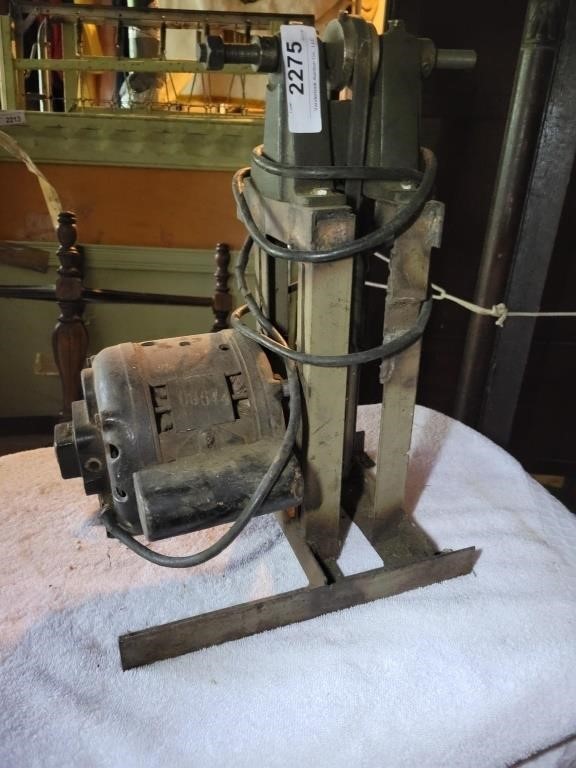 Vintage Electric Grinder Stand - Untested
